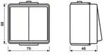 Jung Doppeltaster 635 W