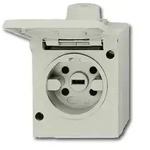 ABB 2CKA002581A0098 Schutzkontakt-Steckdose IP20 Grau, Lichtgrau (RAL 7035)