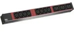Bachmann 800.2332 19 Zoll Netzwerkschrank-Steckdosenleiste 1 HE Kaltger&auml;te-Steckdose