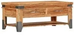 vidaXL Couchtisch 110x52x45 cm Massivholz Akazie