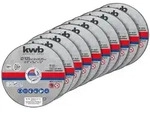 KWB Trennscheiben-Set, 712022, 125x1,0 mm, 10 St&uuml;ck