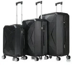 Reisekoffer ABS-03 Koffer 3-teilig Hartschale Trolley Set Kofferset Handgep&auml;ck