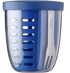 Mepal Fruitpot Ellipse Vivid Blue &ndash; 600 ml Inhalt &ndash; ideal f&uuml;r Fr&uuml;chte, Obst und