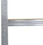 shelfplaza HOME 180x60x40 cm Schwerlastregal in verzinkt mit 4 B&ouml;den und 175 kg