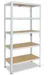 shelfplaza HOME 200x70x30 cm Schwerlastregal in wei&szlig; mit 5 B&ouml;den und 175 kg