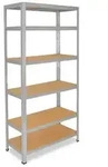 shelfplaza HOME 230x80x50 cm Schwerlastregal in verzinkt mit 6 B&ouml;den und 145 kg