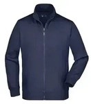 Men's Jacket Sweat-Jacke aus formbest&auml;ndiger Sweat-Qualit&auml;t blau, Gr. S
