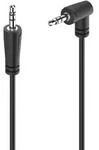 hama 00205286 Audio-Kabel, 3,5-mm-Klinken-St. 90&deg; - 3,5-mm-Klinken-St., Stereo, 1,5