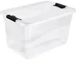 "keeeper Aufbewahrungsbox "cornelia", 52 Liter, transparent"