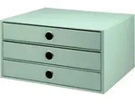 Schubladenbox Mint 3 Sch&uuml;be A4