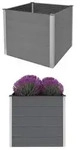 vidaXL Garten-Hochbeet WPC 100x100x91 cm Grau