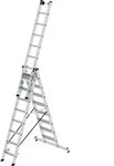 Stufen-Mehrzweckl. Alu.Stufen 3x8 gerif.Arbeits-H.b.ca.6900mm Traversenbr.1200mm