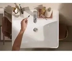 hansgrohe Xanuia Q Waschtisch 600/480 mit Hahnloch und &Uuml;berlauf, Wei&szlig;, 1 Stk.