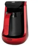 Mulex 1L 600W Elektrischer Mokkakocher Mokkakanne Espressokocher 4 Tassen Rot