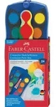 FABER-CASTELL Farbkasten Connector 24 Farben blau