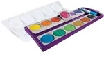 Pelikan Deckfarbkasten K12, violett, 12 Farben