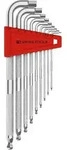 Winkelschraubendreher- Satz im Kunststoffhalter 9-teilig 1,5-10mm SAFETY Kugelkopf PB