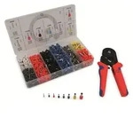 QUADRIOS Aderendh&uuml;lsen-Set mit Crimpzange 2005CA001, 440 V, 1200 St&uuml;ck