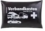 S&Ouml;HNGEN KFZ-Verbandkissen, DIN 13164, best&uuml;ckt, schwarz