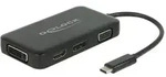 DeLOCK - Externer Videoadapter - USB-C - DVI, HDMI, DisplayPort, VGA