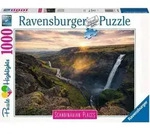 RAVENSBURGER Puzzle Haifoss Wasserfall, Island 1000 dlks