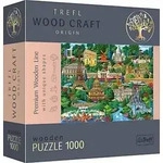 Trefl - Holzpuzzle 1000 - Frankreich - Ber&uuml;hmte Orte