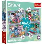 Lilo & Stitch Puzzlekollektion Puzzle 4er-Pack unterhaltsames Set f&uuml;r Kinder