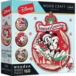 TREFL Wood Craft Origin Puzzle Mickey und Minnie' s Christmas Adventure 160...