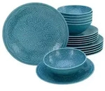 CreaTable 21624 Tafelservice Orient Mandala für 6 Personen, Porzellan (1 Set, CreaTable 21624 Tafelservice Orient Mandala für 6 Personen, Porzellan (1 Set,