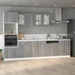 vidaXL Sp&uuml;lenunterschrank Lyon Grau Sonoma 80x46x81,5 cm Holzwerkstoff