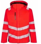 ENGEL Warnschutz Shell Jacke Safety 1146-930-4720 Gr. L rot/schwarz