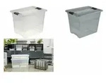 "keeeper Aufbewahrungsbox "cornelia", 24 Liter, crystal-grey"
