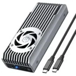 GrauGear externes Geh&auml;use M.2 NVMe mit L&uuml;fter 20Gbit - Laufwerks-Geh&auml;use -