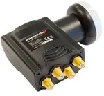 PremiumX Deluxe Quad LNB - Signalumsetzer f&uuml;r 4 Teilnehmer mit digitalem...