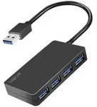 Logilink USB 3.2 HUB 4-port, Gen1 schwarz Multimedia-Technik HUBs