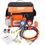 VEVOR Vakuumpumpe 100L/min Unterdruckpumpe A2L-explosionsgesch&uuml;tzt 150W 220V/50HZ