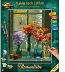 Schipper 609130905 - Malen nach Zahlen, Blumenliebe, 40x50cm