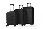 Wave Line 3-tlg. Hartschalenkofferset aus leichter ABS-Kunststoff Koffer mit...