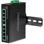 TRENDnet TI-PE80 Industrial Fast Ethernet PoE+ DIN-Rail Switch 8-Port Networking