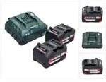 Metabo Basis Set 2x Li-Power Akkupack 18 V 4,0 Ah CAS Li-Ion Akku ( 2x 625027000 ) +