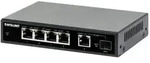 Intellinet Switch - 4 x 10/100/1000 (PoE+) + 1 x Combo Gigabit SFP/RJ-45 (Uplink