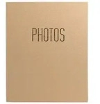 Exacompta Fotoalbum Ringmechanik 60 schwarze Seiten 32x26x4 cm Beige 17602E