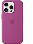 Apple Silicone Case MagSafe Silikon Case Apple iPhone 16 Pro Fuchsia Sto&szlig;fest,