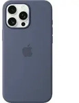 Apple Silicone Case MagSafe Silikon Case Apple iPhone 16 Pro Max Denim Sto&szlig;fest,