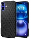 Spigen Liquid Air H&uuml;lle Kompatibel mit iPhone 16 Schwarz