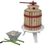 vidaXL 2-tlg. Obst- & Weinpresse und M&uuml;hle-Set
