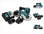 Makita DPB 183 RG Akku Bands&auml;ge 18 V 66 mm Brushless + 2x Akku 6,0 Ah +...