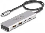 Delock Hub - 10 Gbps, with 35 cm connection cable