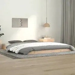 vidaXL Massivholzbett 140x190 cm Kiefer
