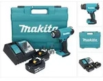 Makita DHG 181 RGK Akku Hei&szlig;luftgebl&auml;se 18 V 150 - 550&deg;C + 2x Akku 6,0 Ah +